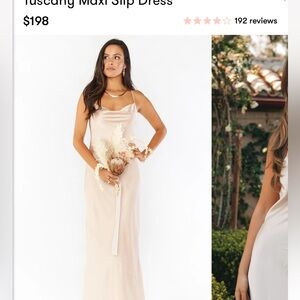 Show me your mumu Tuscany maxi satin dress